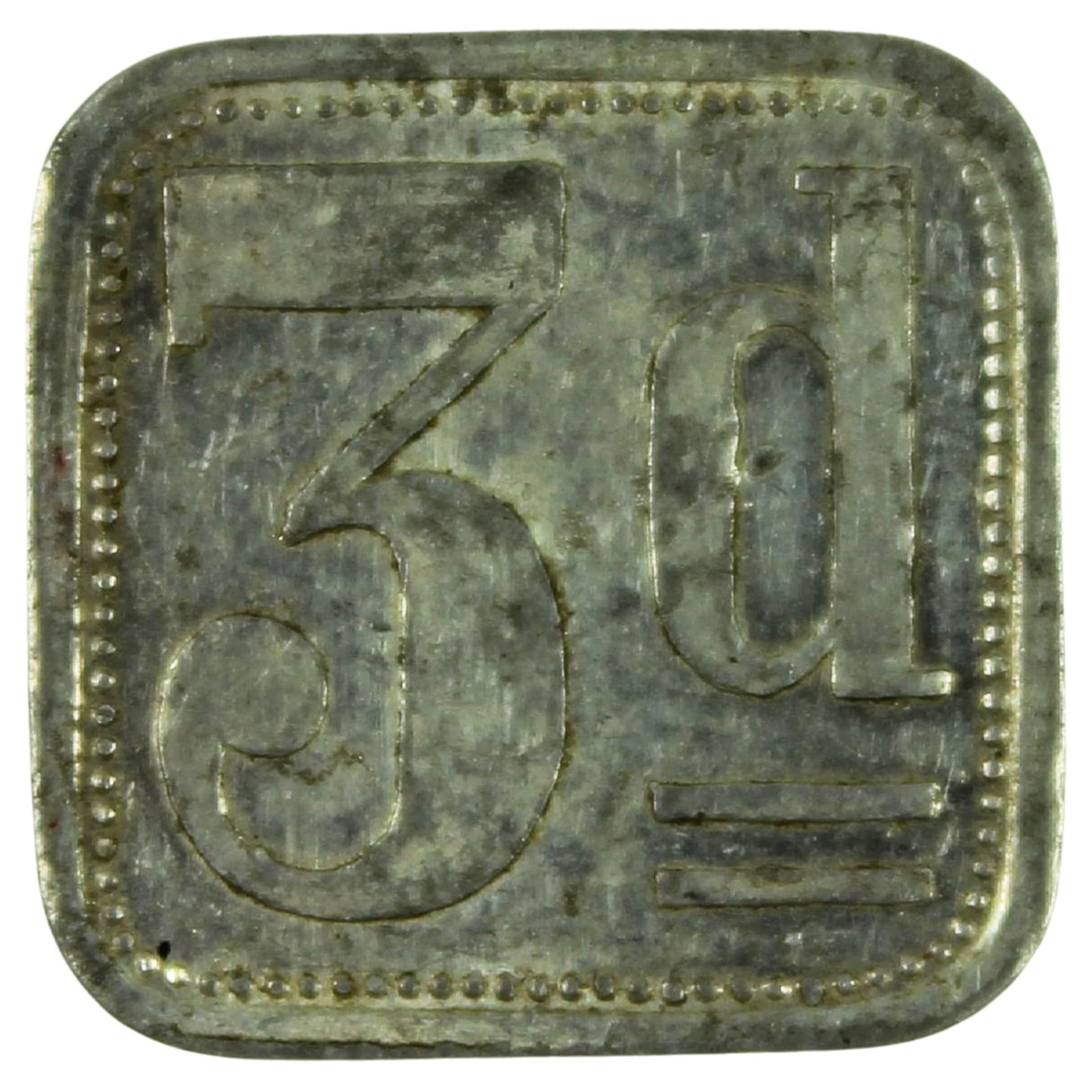 Australia WWI (Liverpool, NSW) Internment Camp 3d Token, good Extremely Fine: Rare Size 1.9x1.9cms Medium Collectables