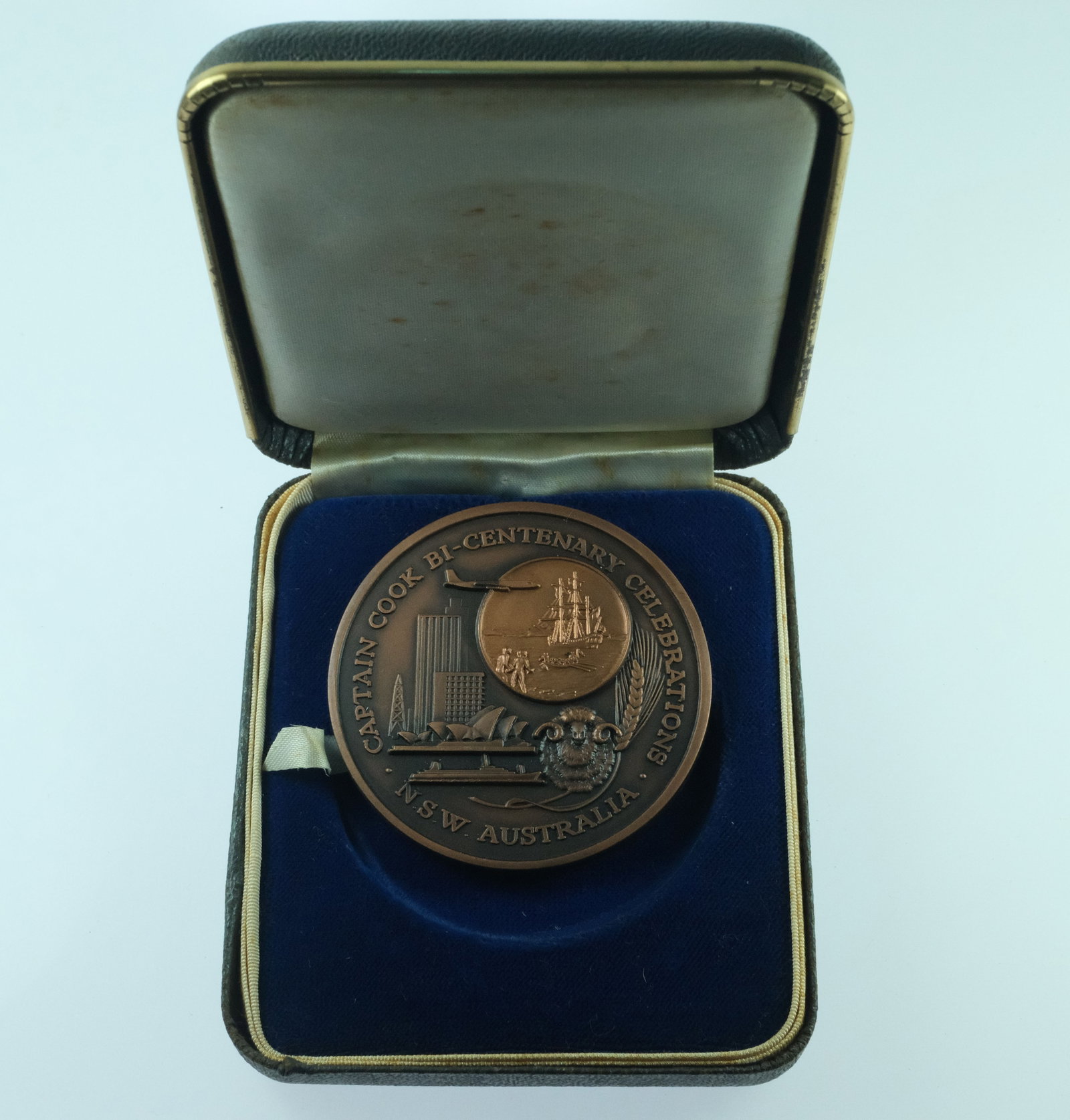 Australia 1770 - 1970 'NSW Captain Cook Bi-Centenary' Bronze Medal, Uncirculated cased - 2