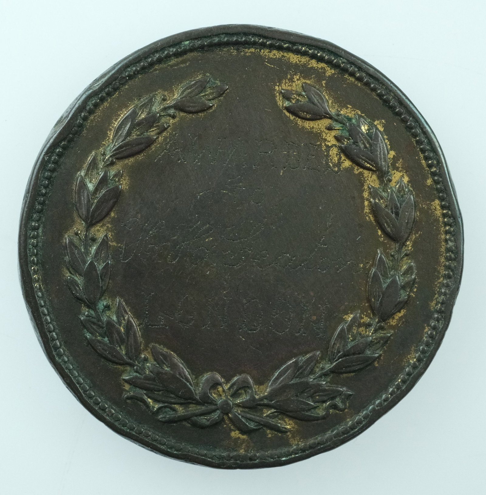 Australia 1891-2 'Tasmanian International Exhibition' Bronze Medal, about Uncirc - 2