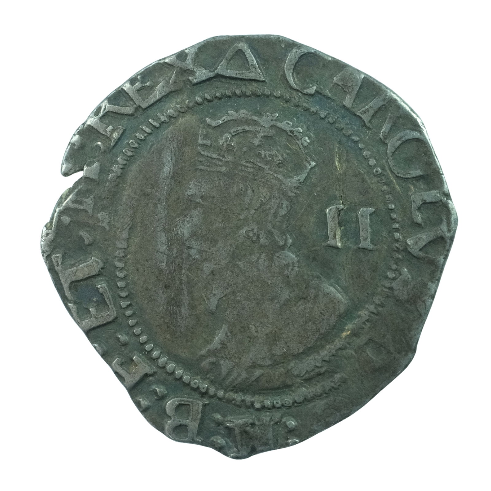 England Charles I 1625-1649 'Charles I' Half Groat, Very Fine (1 of 2)