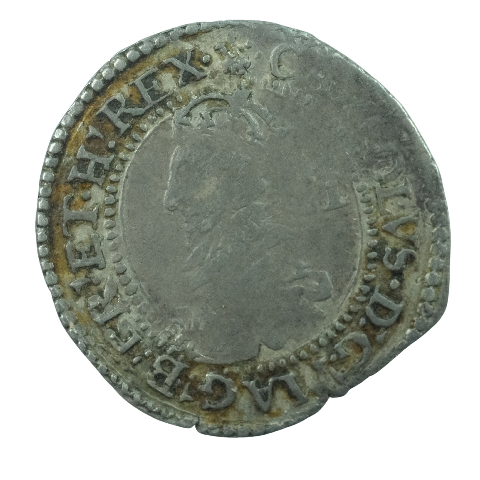 England Charles I 1625 -1649 'Charles I' Silver Half Groat, good Fine (1 of 2)