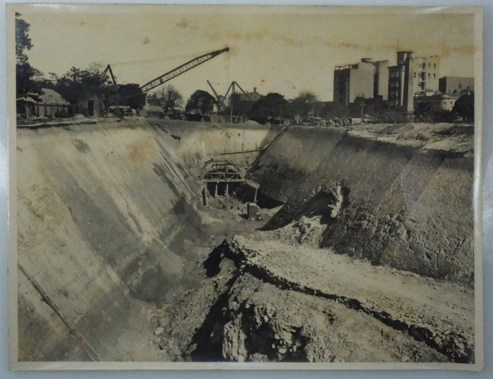 Photographs of the Building of the City Circle Train Line, Sydney c.1926 (8) - 6