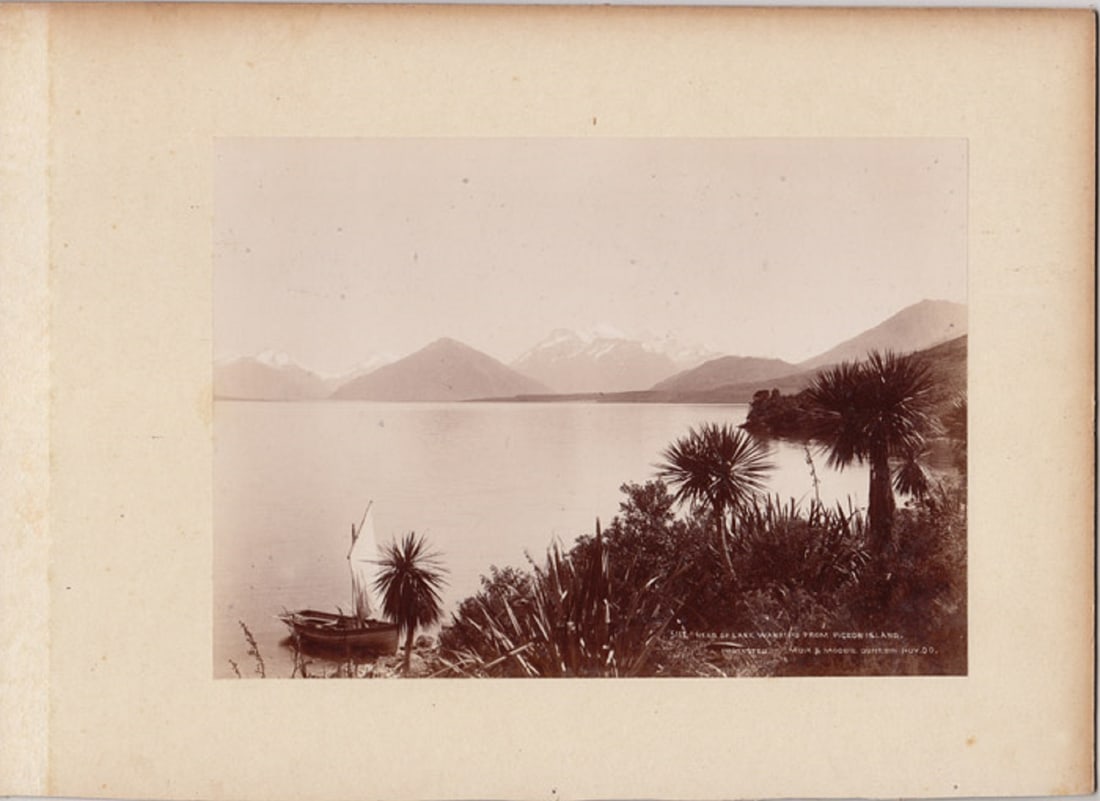 New Zealand Contemporary photograph of "Head of Lake Wakatipu from Pigeon Island" - 2