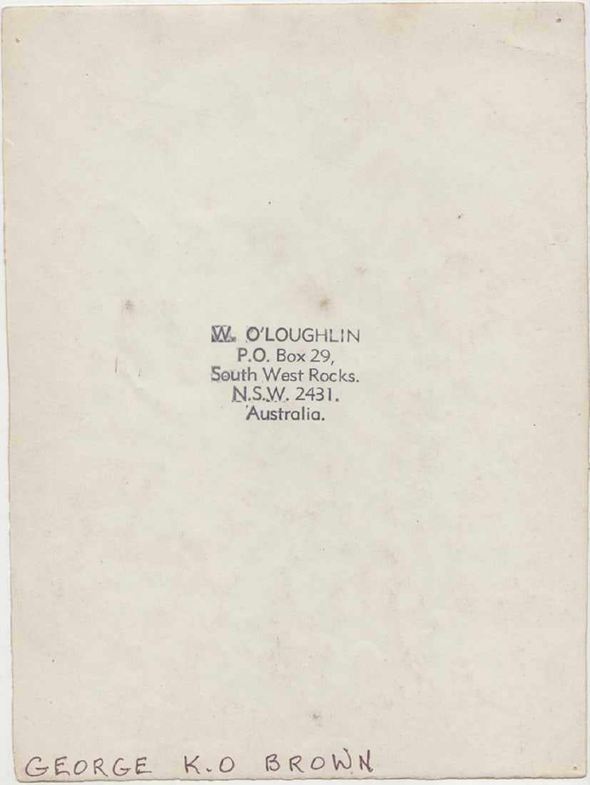 Boxing 'Ge(orge) K.O. Brown, Chicago U.S.A.' Photograph - 2