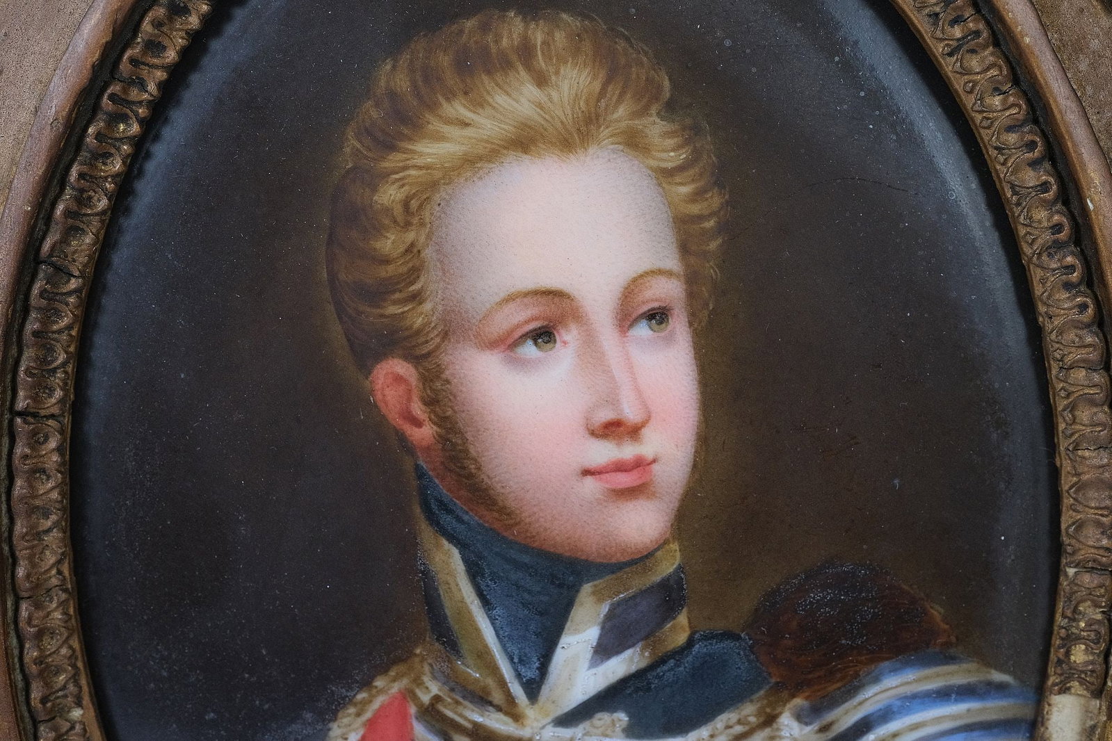 Youthful Portrait on Porcelain of Louis-Philippe d'Orléans, King of France (1830 to 1848) c.179 - 3