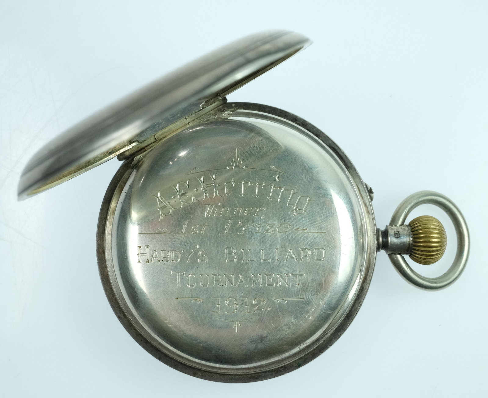 Rotherham's of London' Sterling (925) Silver Pocket Watch with Second Dial - 5