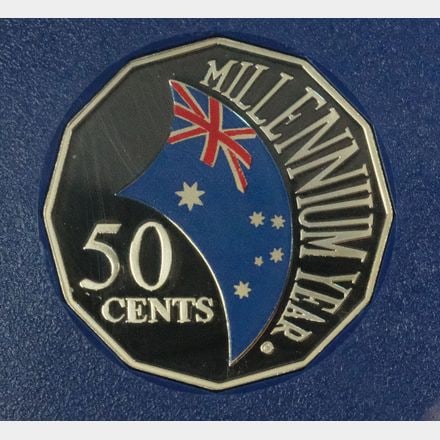 Australia 2000 'Millennium' Proof Set, FDC (6 coins) - 2