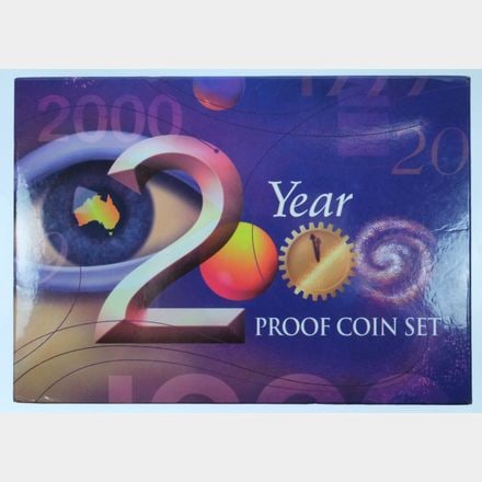 Australia 2000 'Millennium' Proof Set, FDC (6 coins) - 3