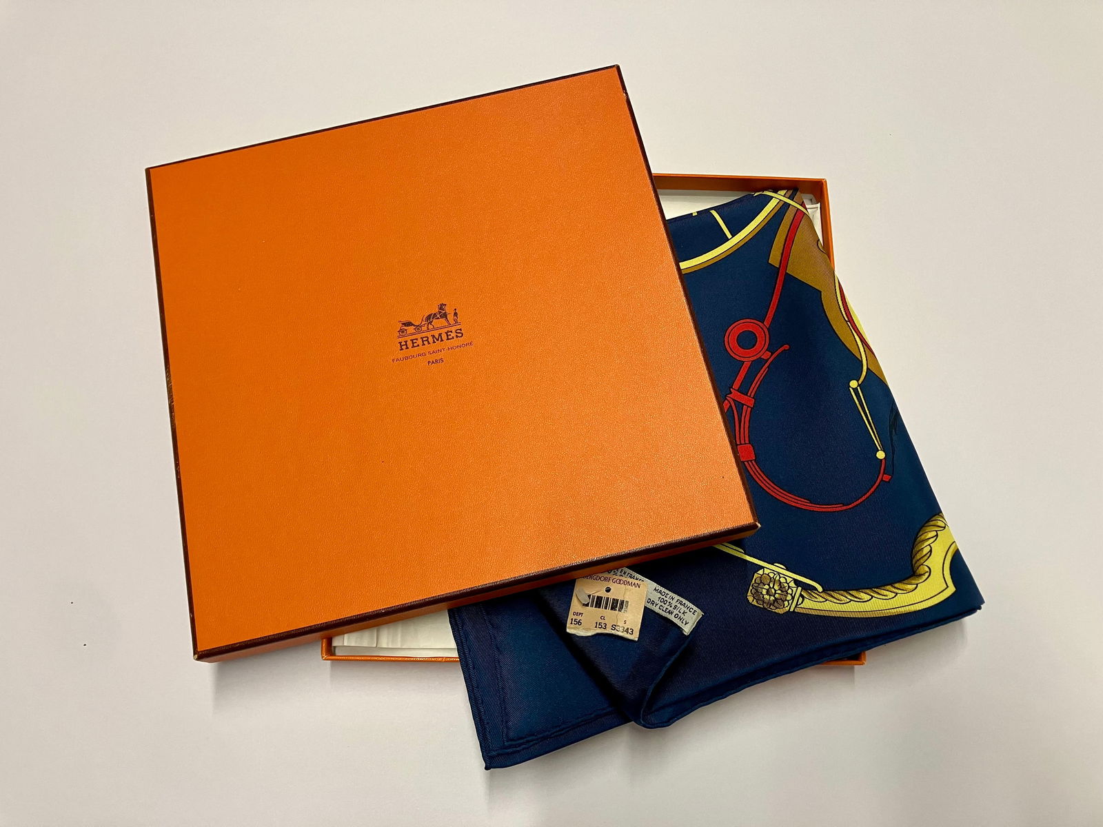 Vintage Hermes Springs Silk Scarf - New in Box (1 of 4)