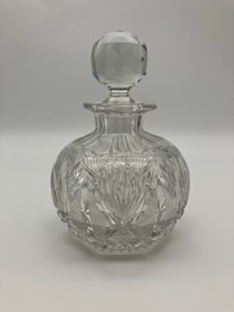Antique ABC American Brilliant Cut Glass Perfume Bottle Decanter
