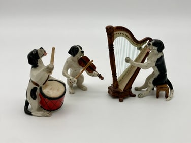 Kilma Ceramic Musical Dog Figurines