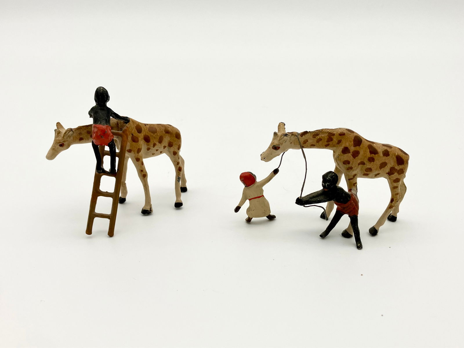 Antique Toy Lead Giraffe Figurines (1 of 4)