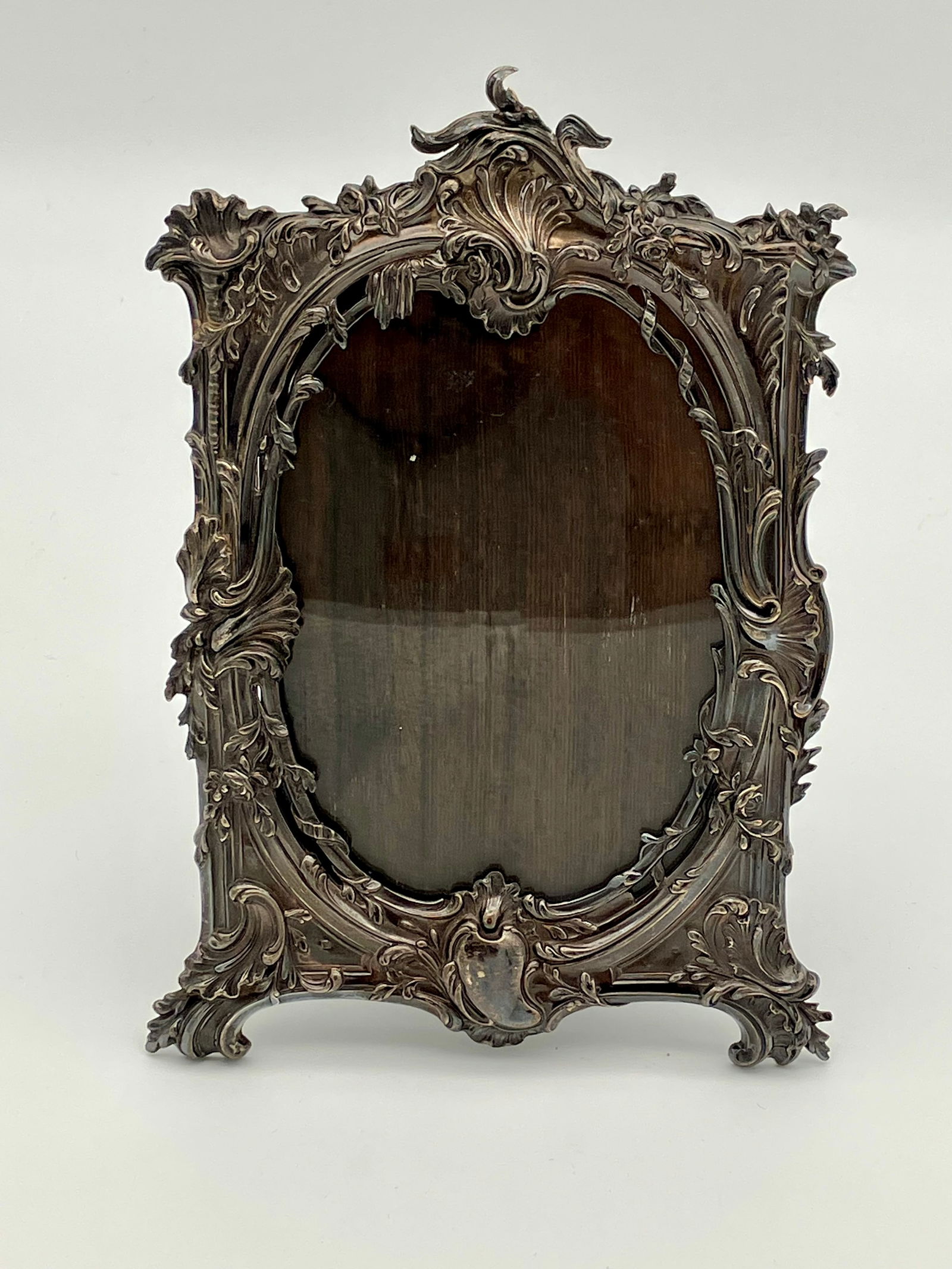 French Silver Plate Ornate Picture Frame (1 of 3)