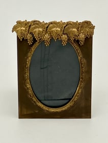 Antique Grapes Swag Picture Frame