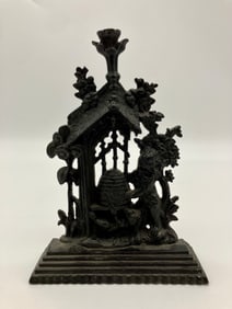 Iron Honey Bears Bookend