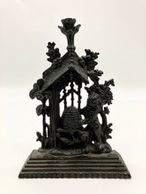 Iron Honey Bears Bookend or Door stop.