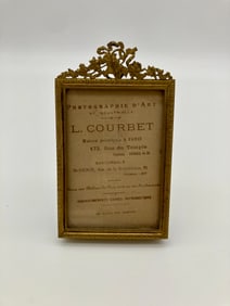 Antique French Easel Frame 2.5x4"