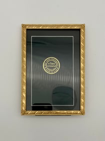 Elias 18K Electroplate Picture Frame 5x7"