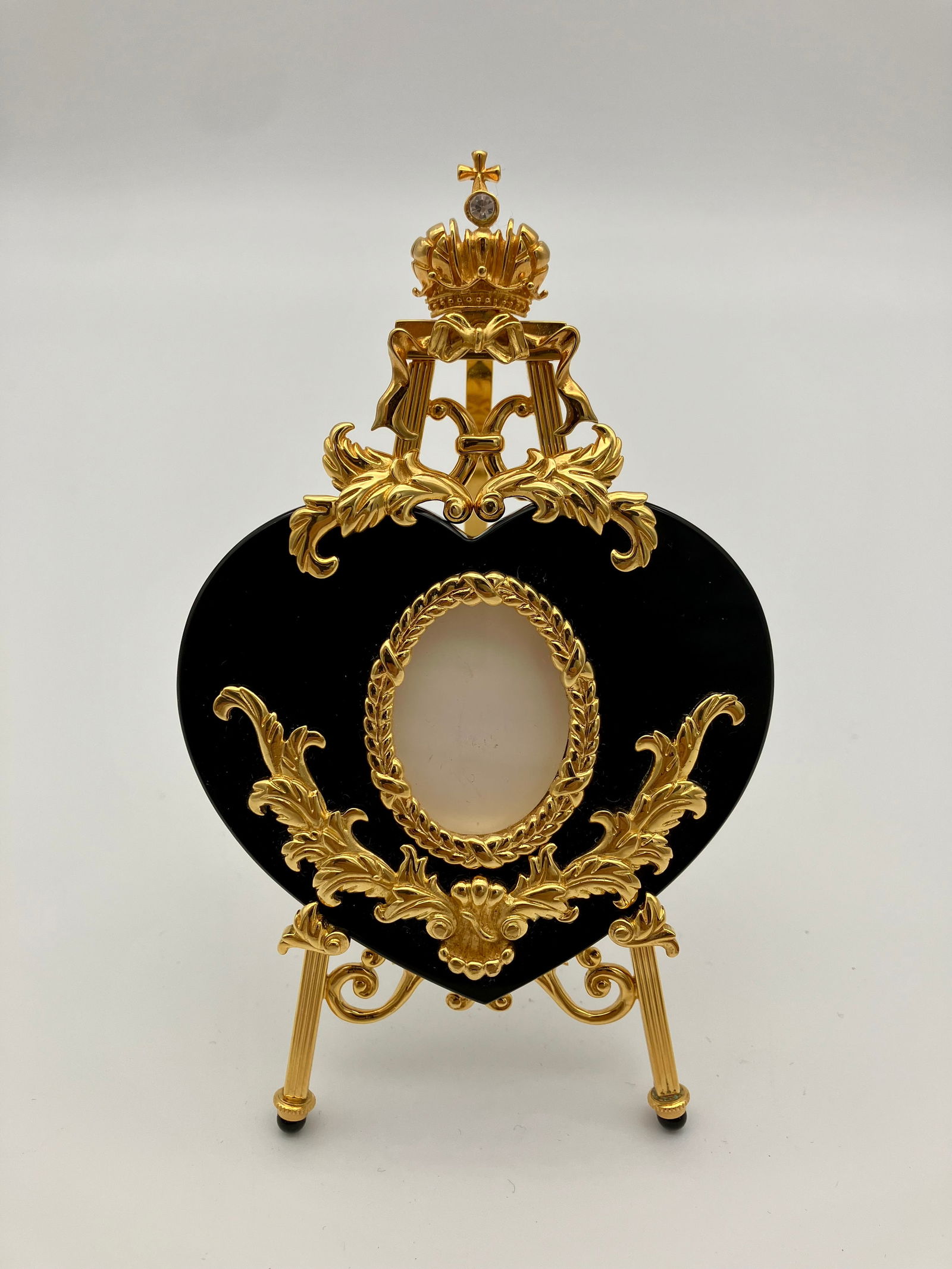 Faberge Heart Picture Frame Signed Tatiana (1 of 3)