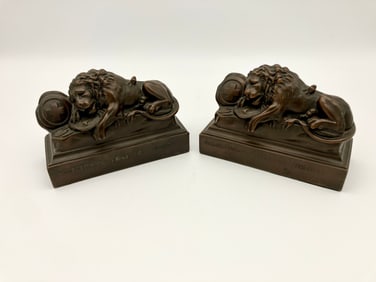 Lion Bookends