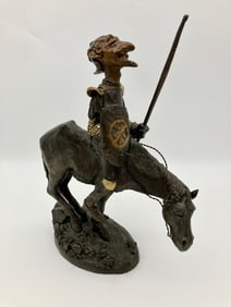 Charles Bragg “Don Quixote” Bronze Sculpture