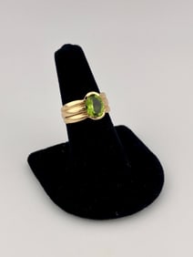 14K Gold Citrine Ring