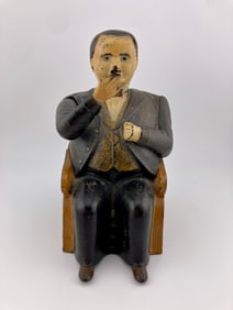 Antique Cast Iron Tamany Hall Mechanical Bank