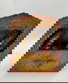 Antique Punch and Judy Cast Iron Mechanical Bank