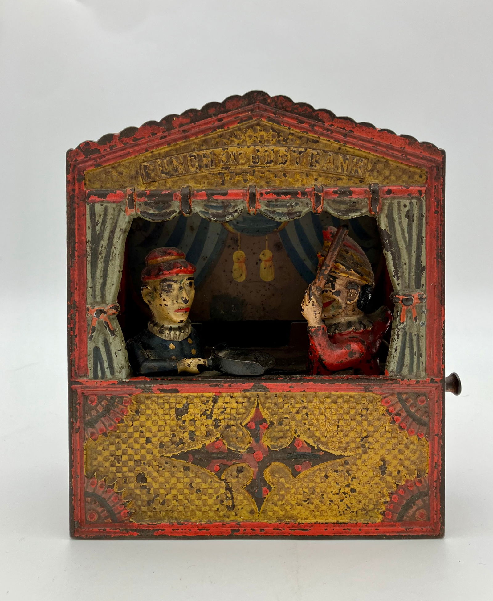 Antique Punch and Judy Cast Iron Mechanical Bank (1 of 7)