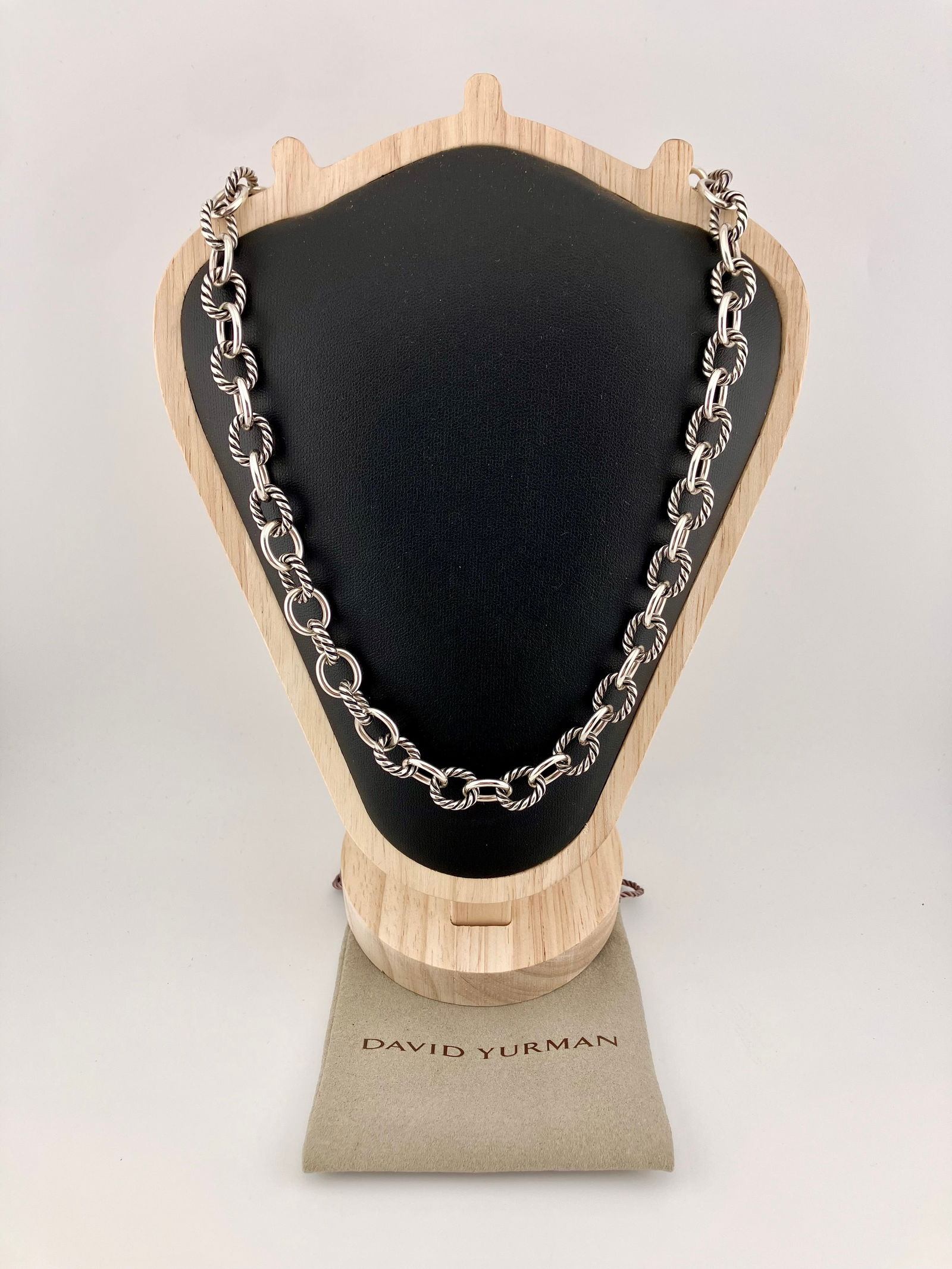 David Yurman Sterling Chain Necklace (1 of 4)
