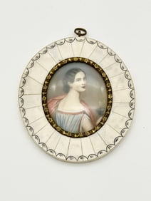 19th C Miniature Portrait