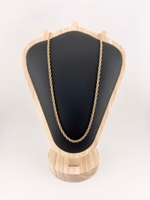 14k Gold Twist Chain Necklace