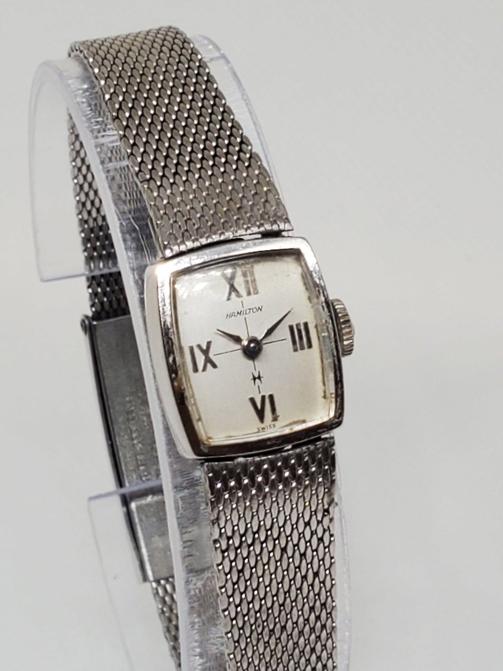 Hamilton Gold Filled Manual Watch P705492, 1960s - Vintage Collection -: Working condition Hamilton P705492 watch, a stunning luxury timepiece that blends classic style and durability. Featuring a unique rectangular case and a radiant silver dial, this watch is powered by 