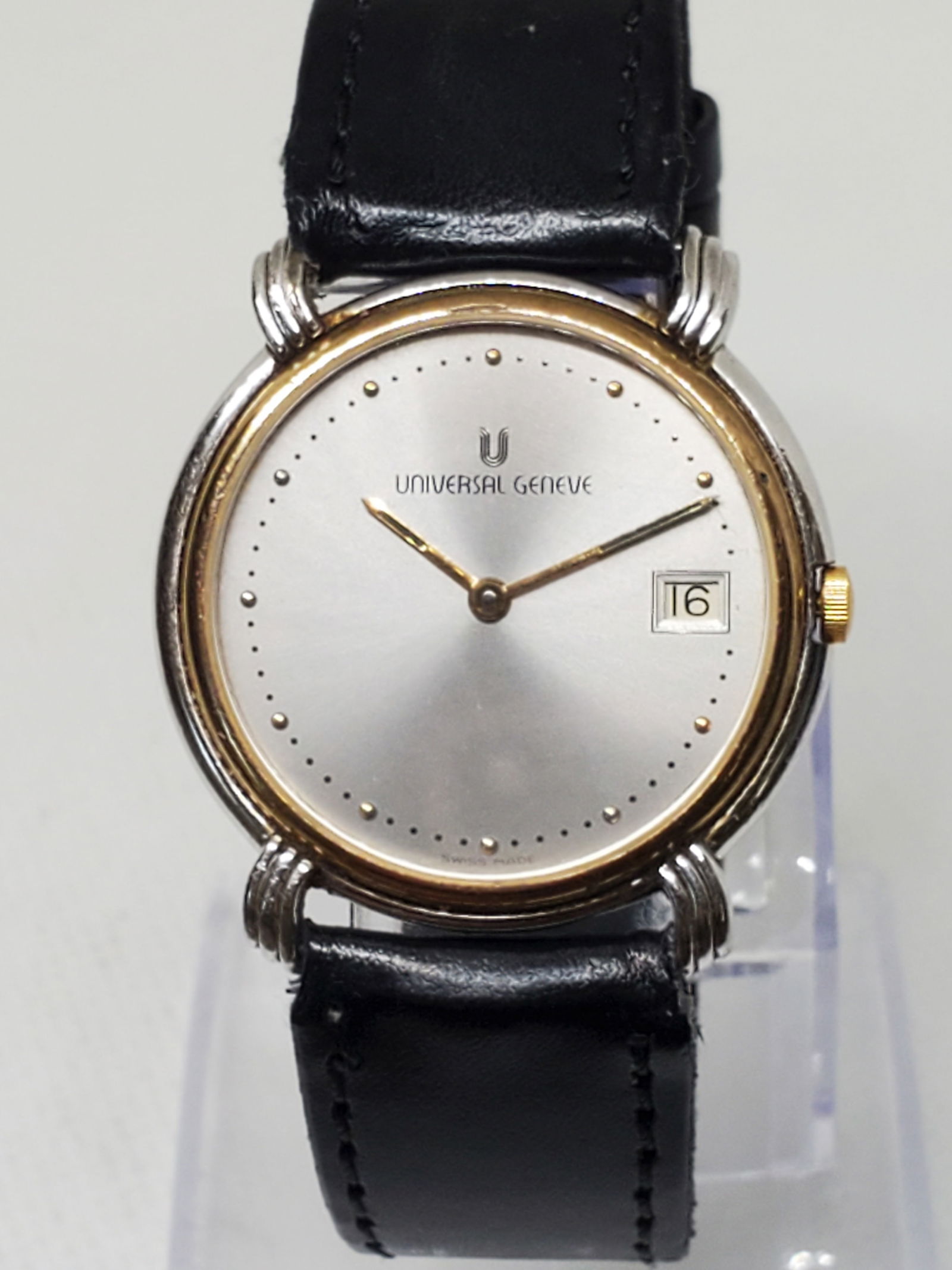 Universal Geneve Gold Plated Bezel Watch, 1990s        - Vintage Collection - (1 of 11)