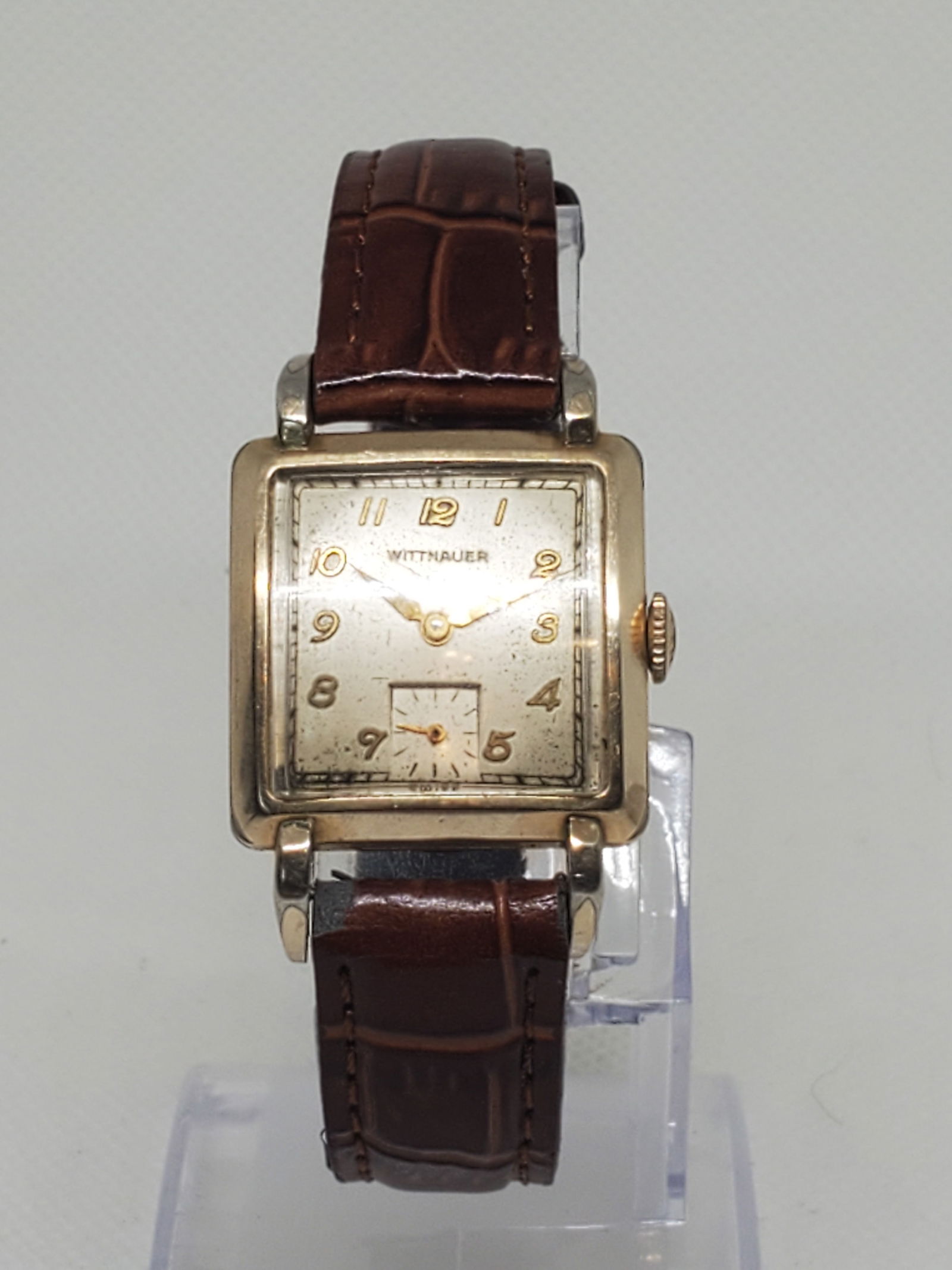 Wittnauer Gold Plated, Gold Filled Tank Watch, 1950s    - Vintage Collection - (1 of 10)