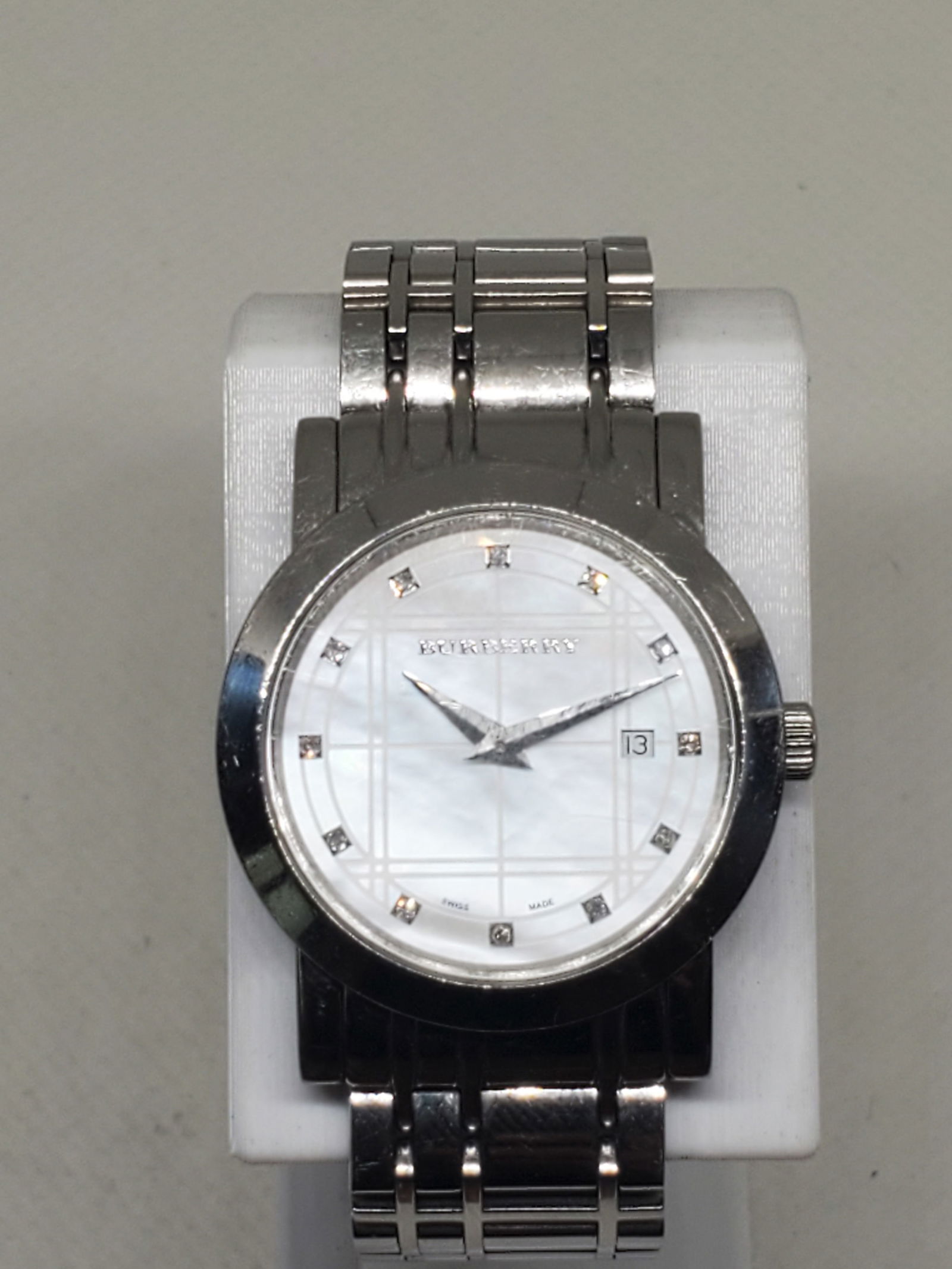 Burberry Mother of Pearl With Diamond Markers Ladies Watch, 2000s (1 of 11)