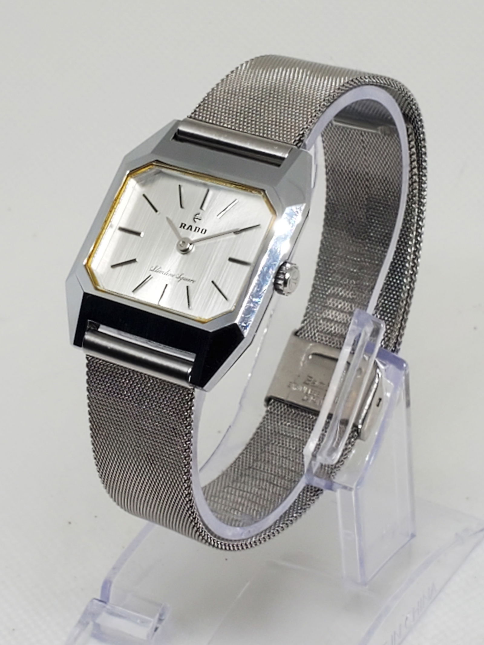 Vintage Rado Slimline Square Manual Wind Watch, Swiss Elegance & Precision, late 1970s to early (1 of 11)