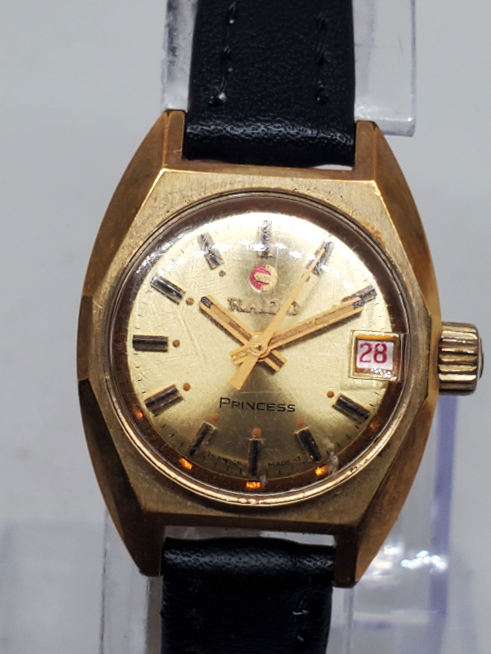 Vintage Rado Princess Automatic Gold Plated Women?s Watch, Elegant Swiss Classic, 1970s (1 of 11)
