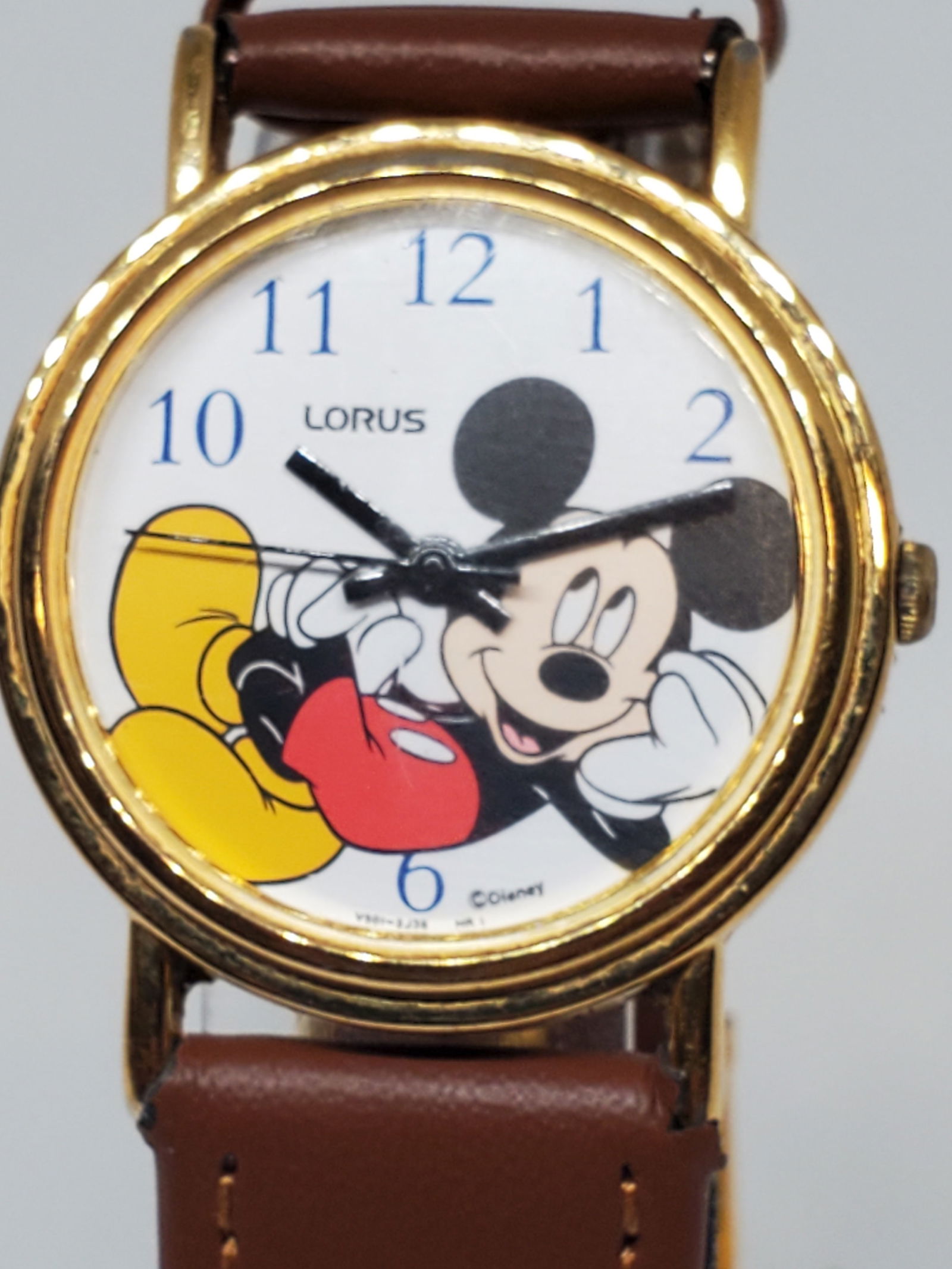 Lorus by Seiko Gold Plated Disney's Mickey Mouse Watch, 1990s (1 of 8)