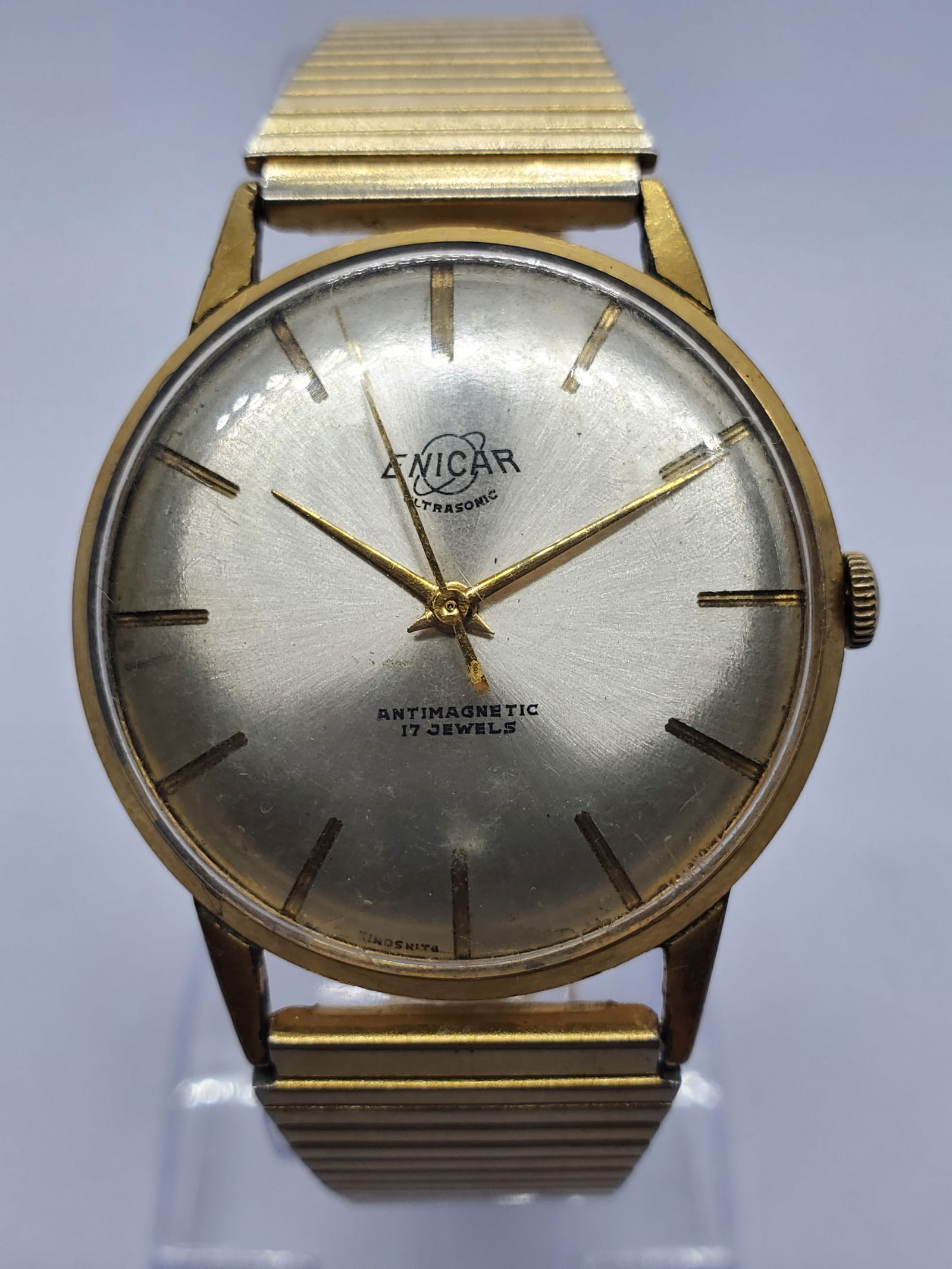 Enicar Ultrasonic Gold Plated Manual Swiss Watch, 1958 to 1963 (1 of 10)