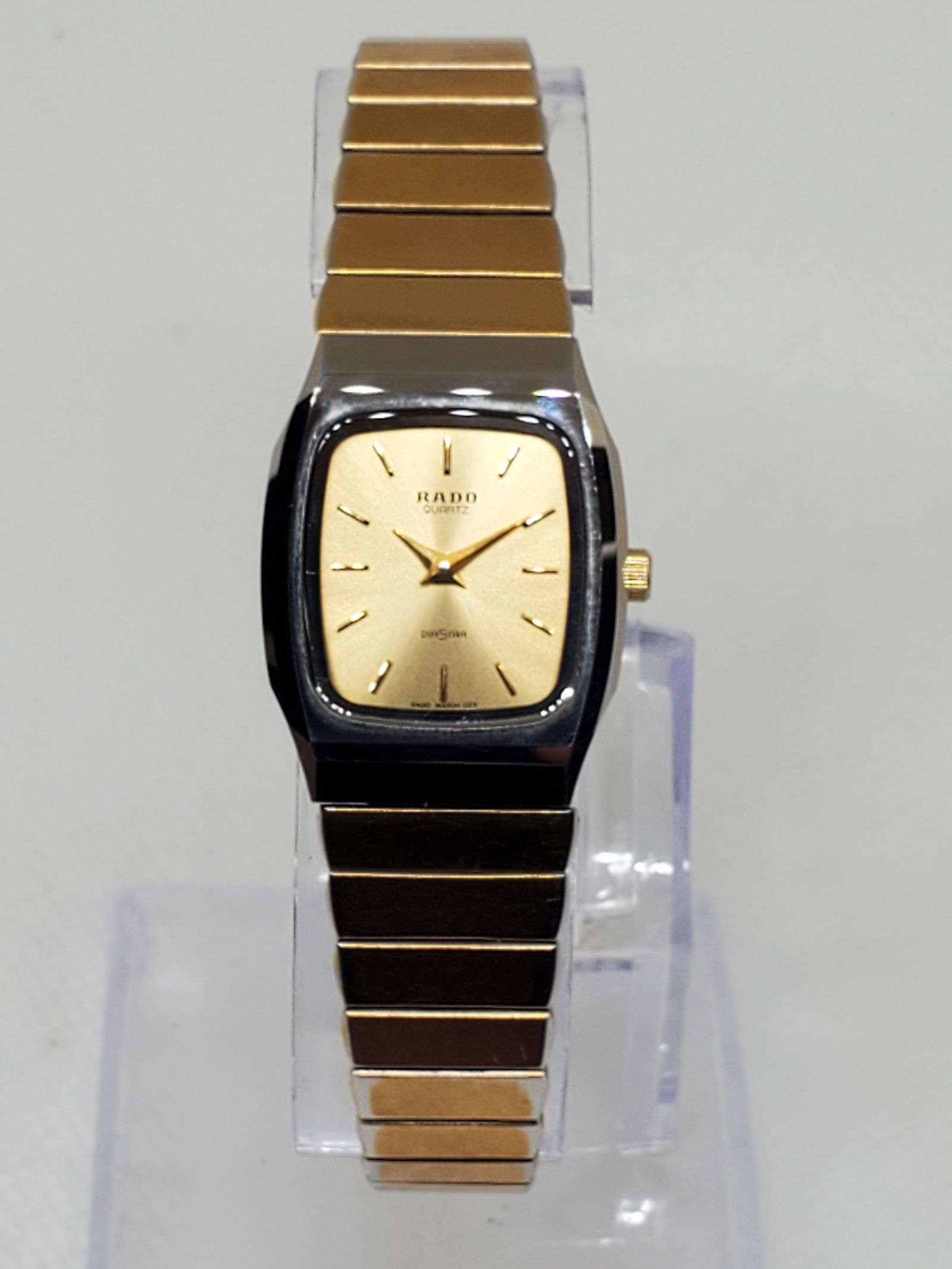 Rado DiaStar Tungsten Carbide Watch, 1980s: Experience the timeless elegance and enduring prestige of the Rado DiaStar (running), a true icon in the world of luxury watches. This stunning timepiece embodies Rados innovative spirit with its tung