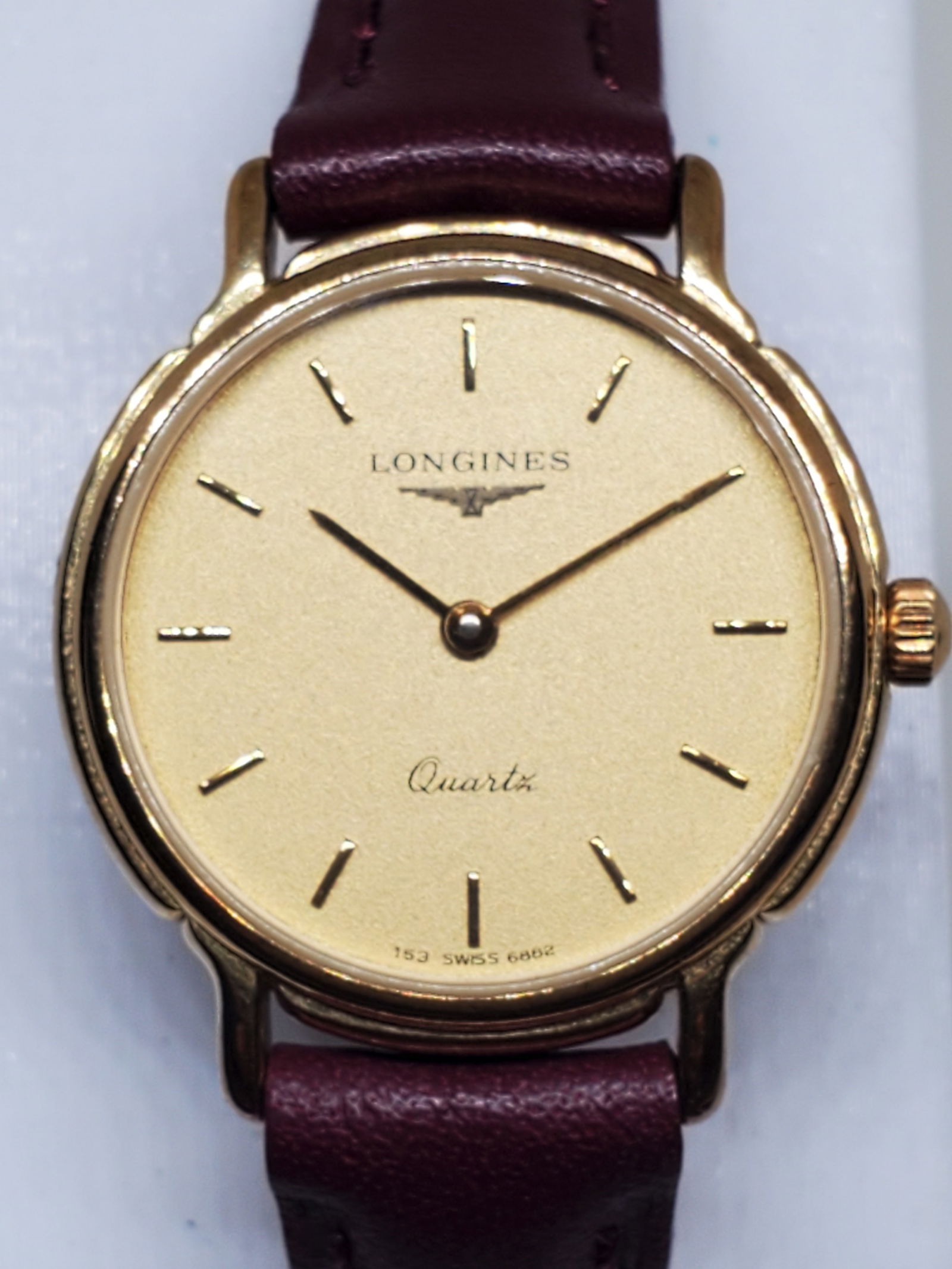 Vintage Longines 153 Quartz Gold Plated Dress Watch, Swiss Elegance, late 1980s to early 1990s (1 of 12)