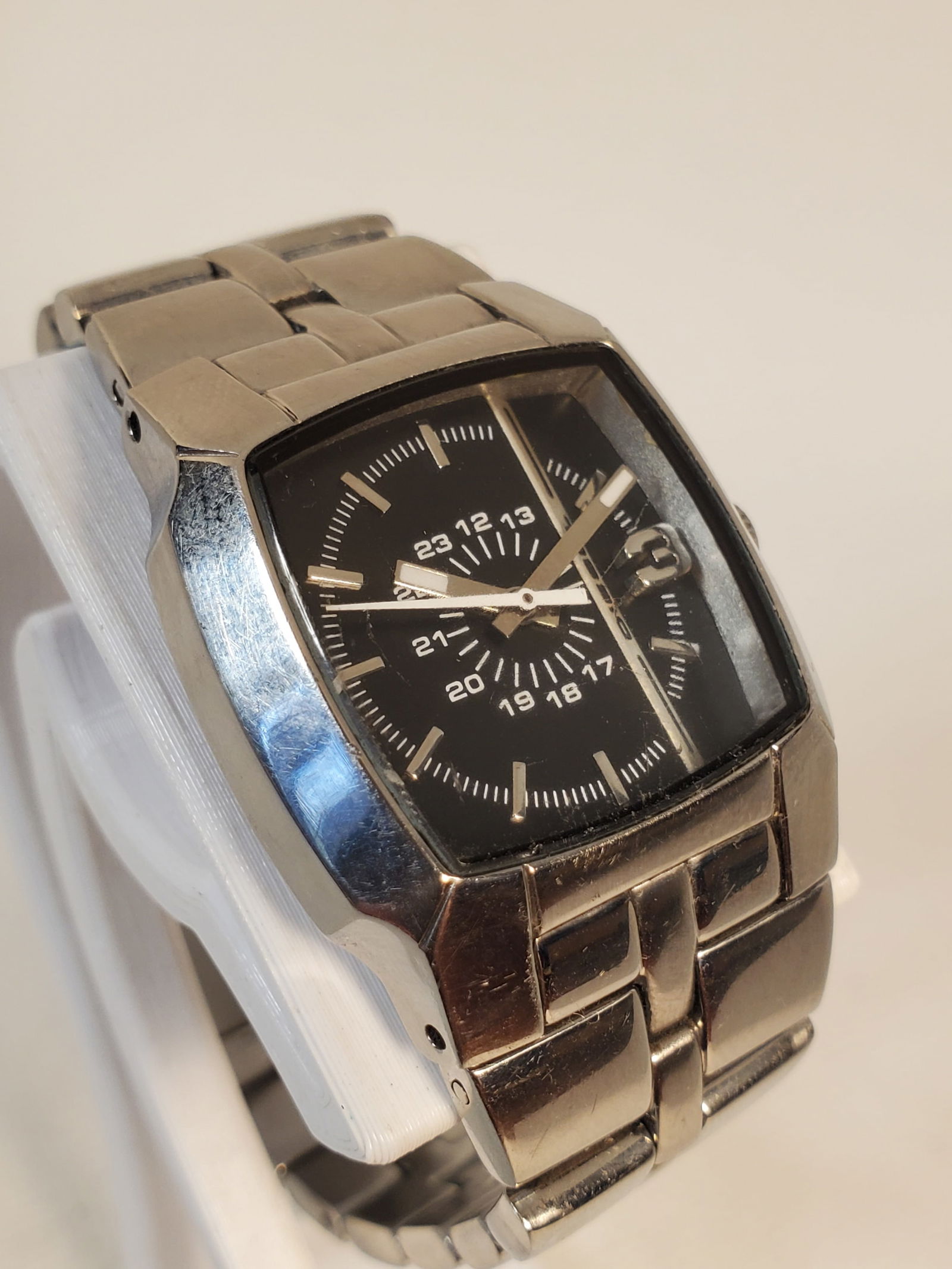 Diesel DZ 5229 Stainless Steel Black Dial Ladies Sports Watch, 2006 to 2009, Working (1 of 13)