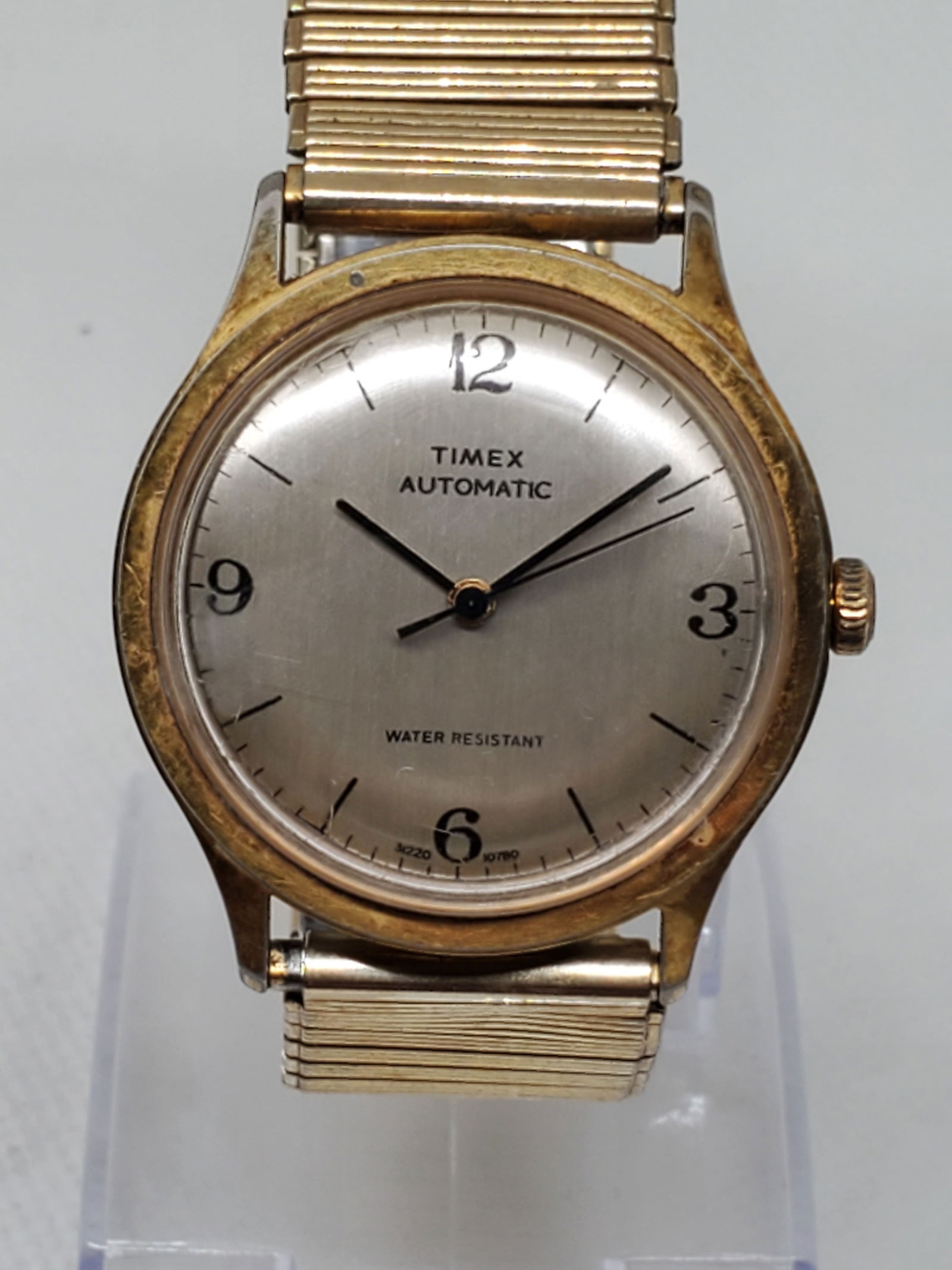 Vintage Timex Viscount Automatic 31220 Gold Plated 35mm Dress Watch, 1970s, Working (1 of 10)