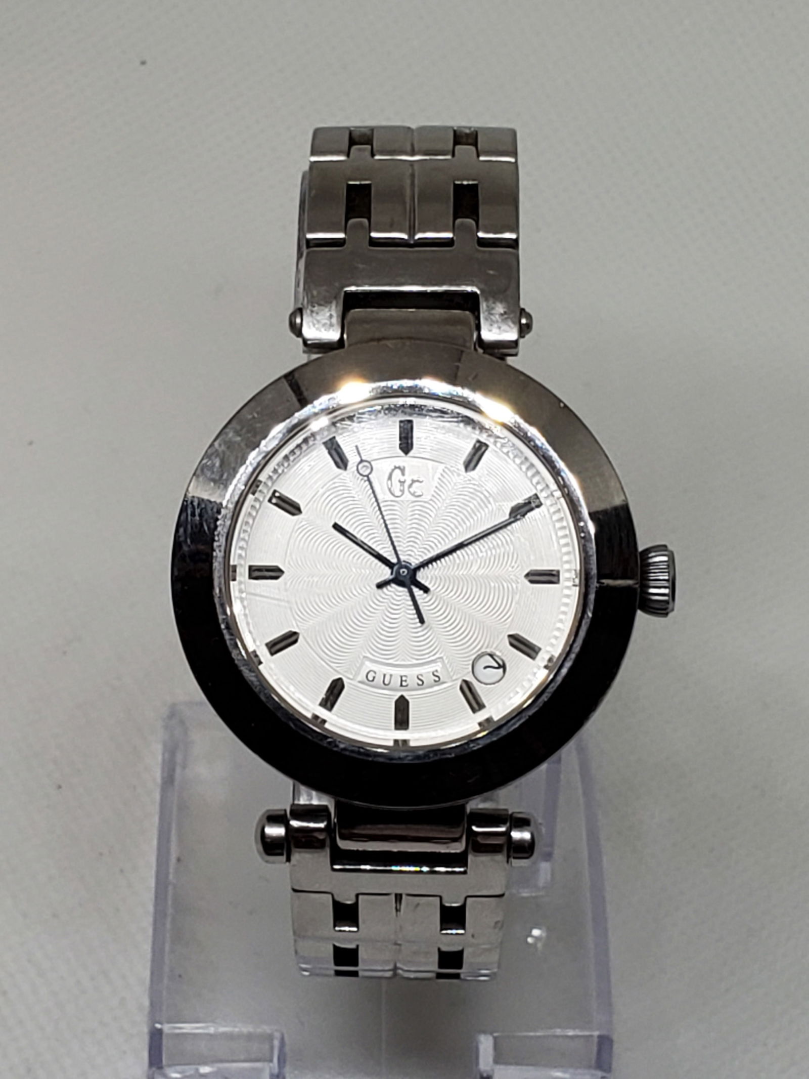 Guess Collection Silver Tone Watch for Men, 2000s, Working (1 of 11)