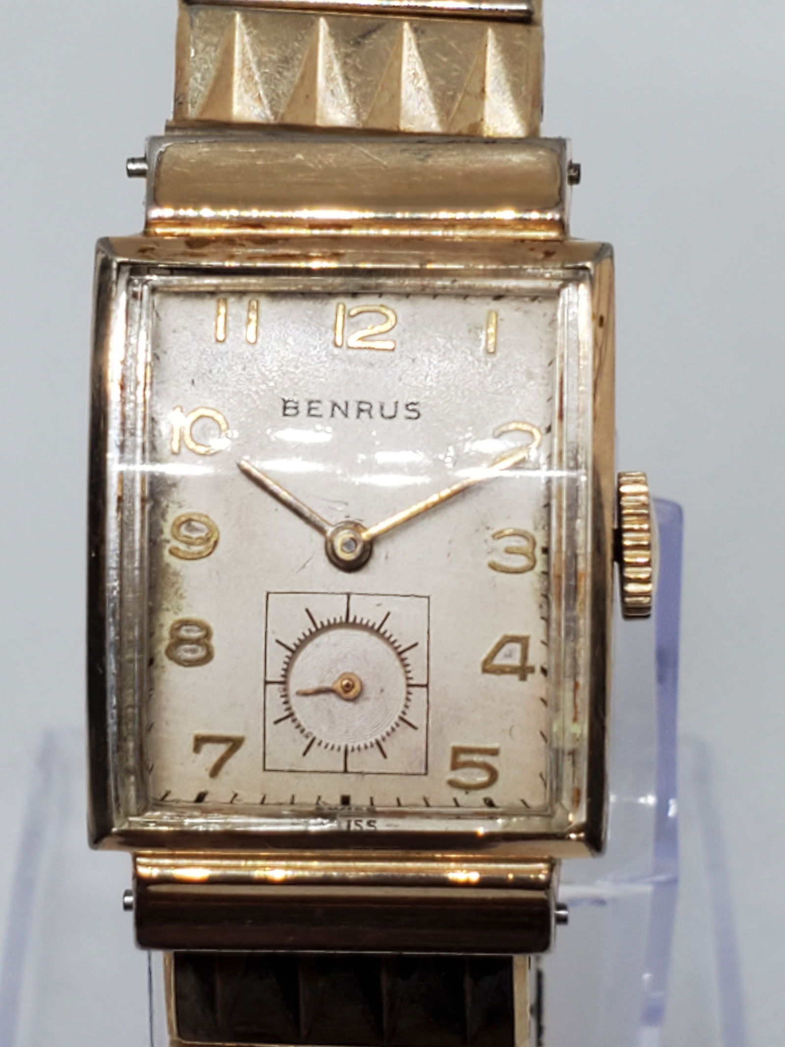 Benrus Gold Plated Manual Watch, late 1950s, Working (1 of 10)