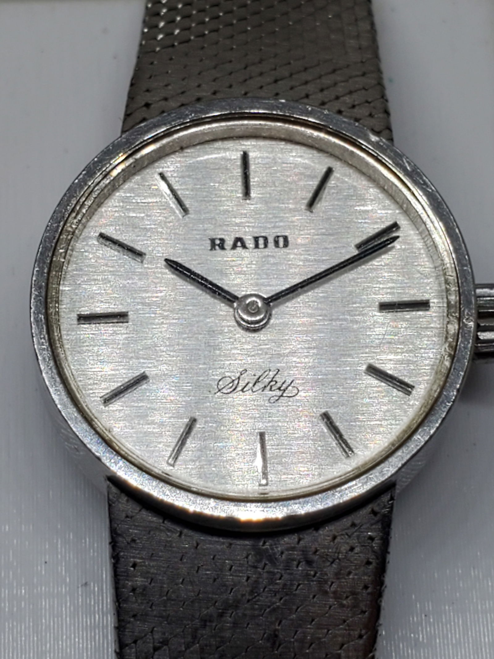 Rado Silky Silver Manual Watch, 1970s, Working (1 of 11)