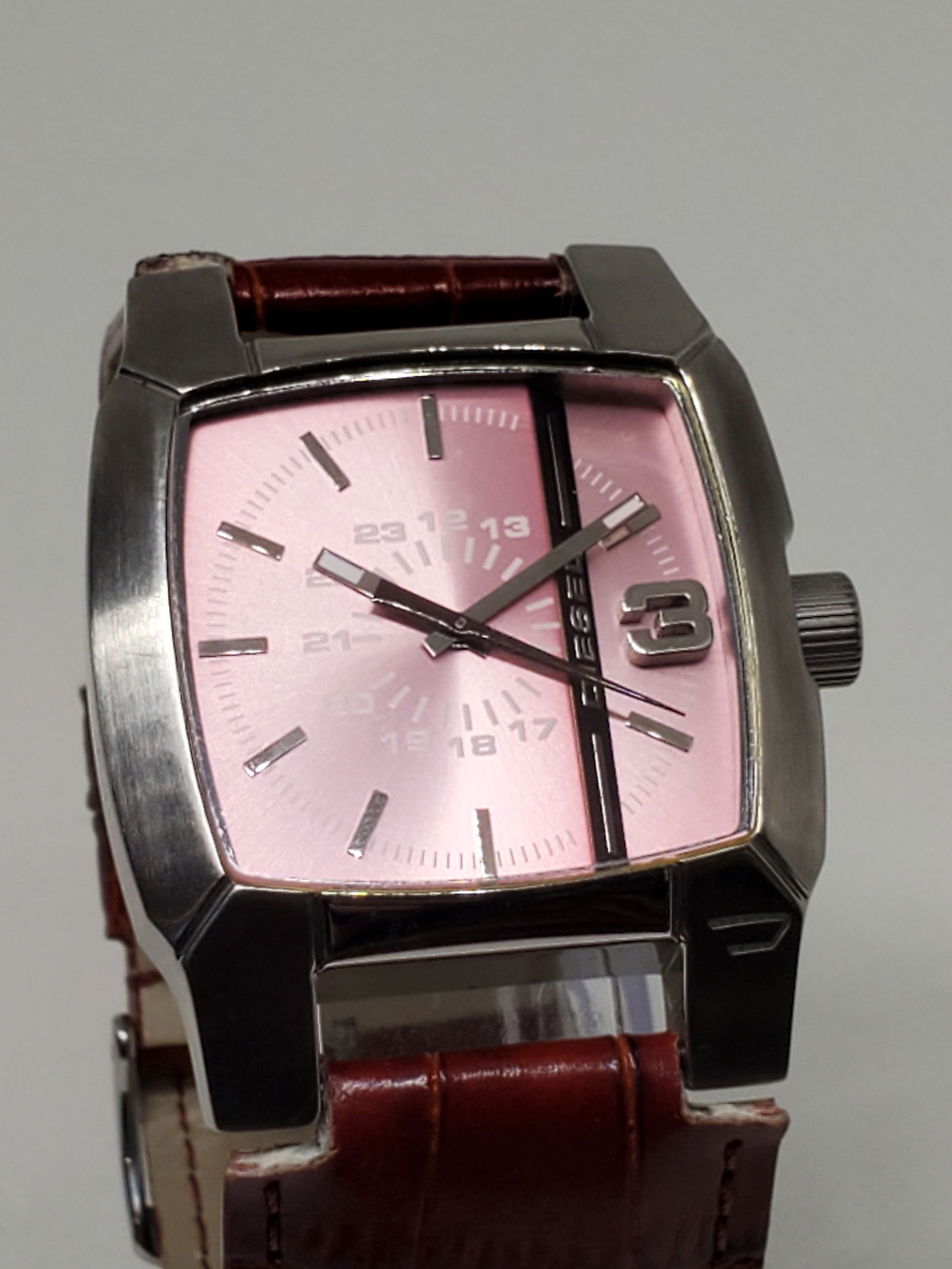 Diesel Metallic Pink Only the Brave DZ 5100, 2010s Watch, Working (1 of 10)