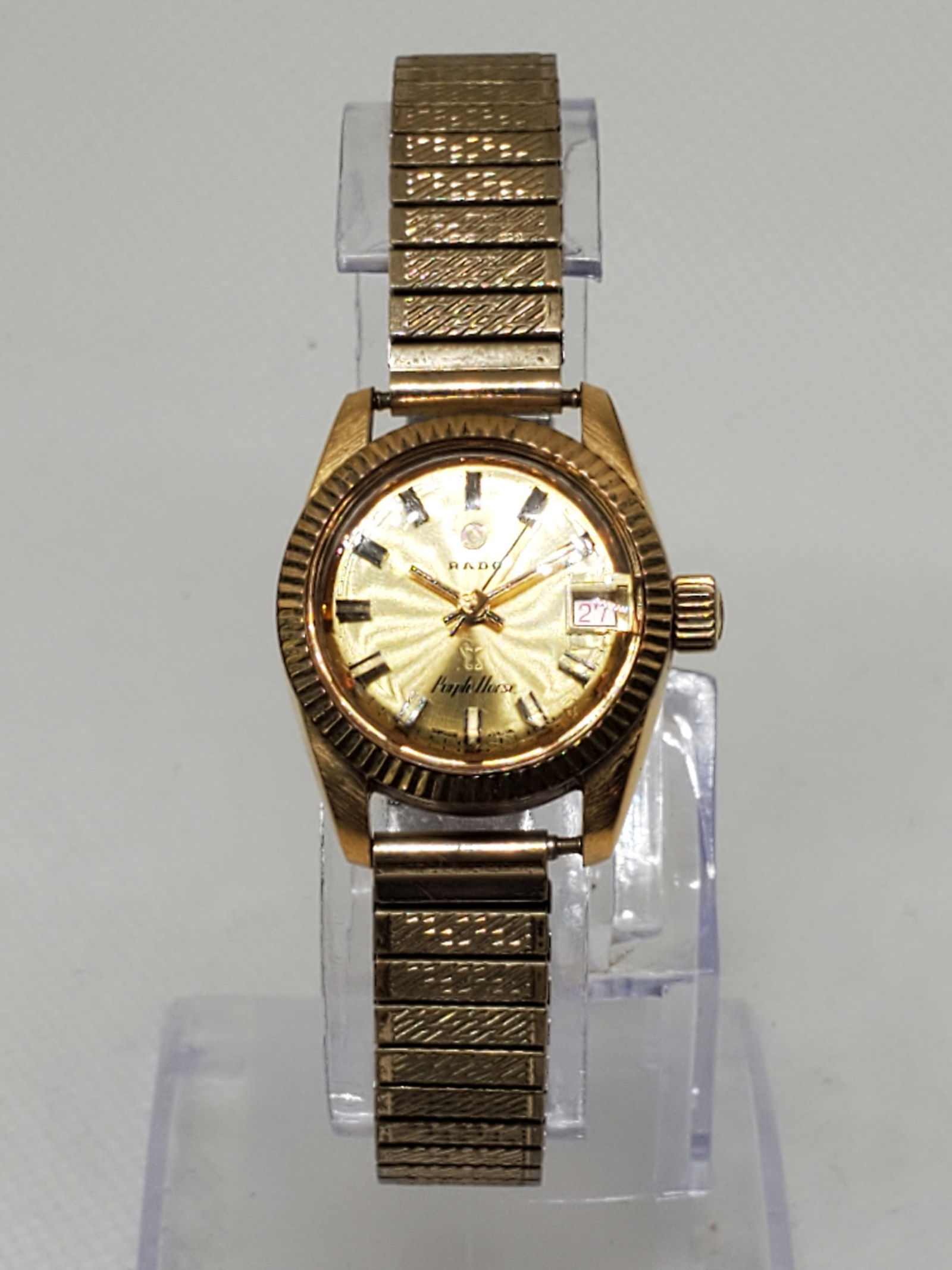 Disney T&G Mickey Mouse Mother of Pearl Watch with Crystal Accents 44mm, 2000s, Working (1 of 11)