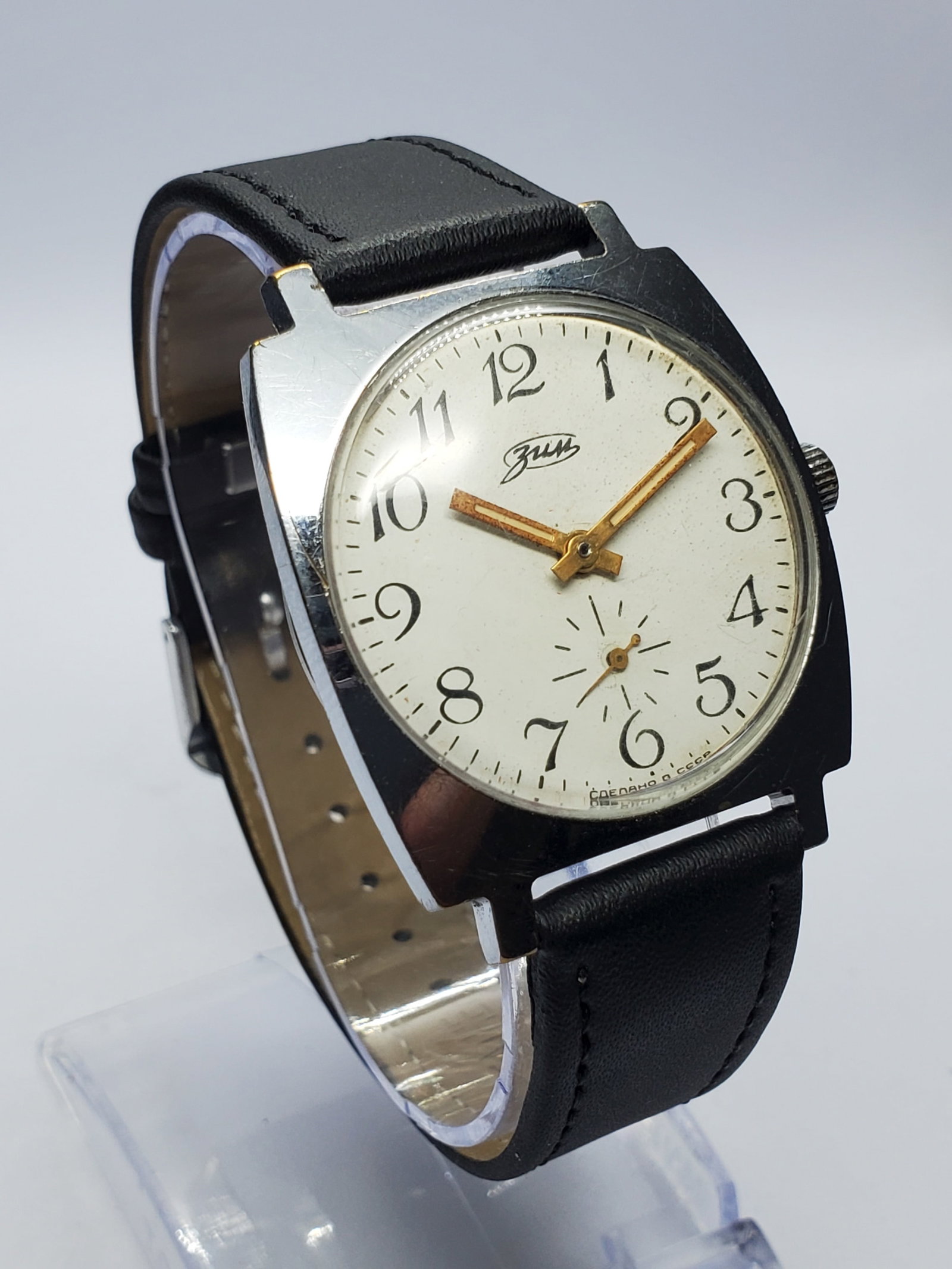 Zim USSR Manual Watch, 34x34mm, 1950s, Working (1 of 13)